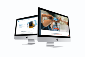 Maquette de conception UI pour la refonte du site web TOUTENET