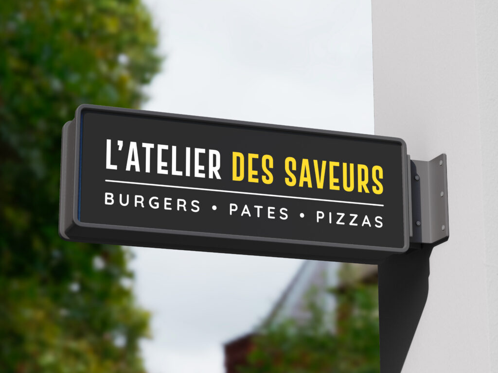 Déclinaison logo L'Atelier des Saveurs