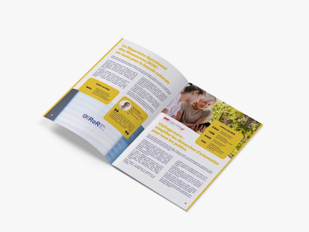 Mockup rapport d'activité